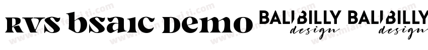 Rvs Bsaic Demo字体转换